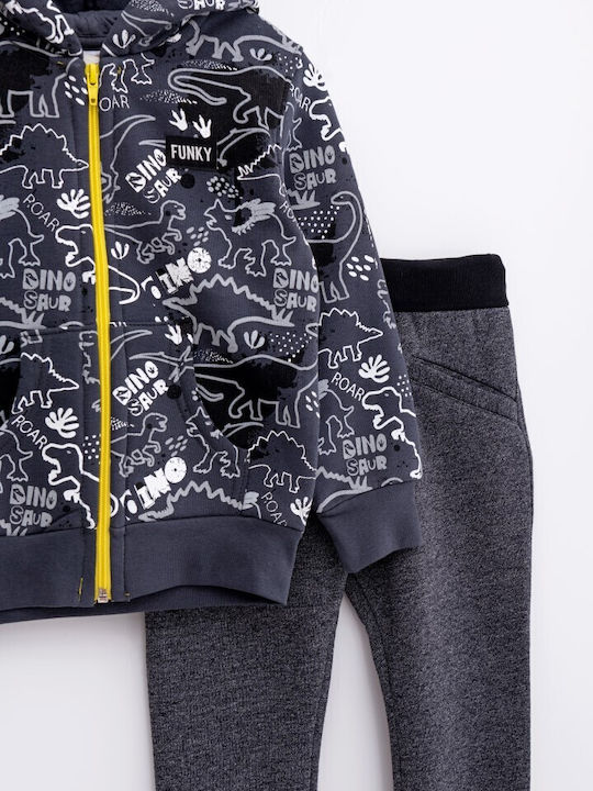 Funky Copii Set de pantaloni de trening Cărbune de lemn