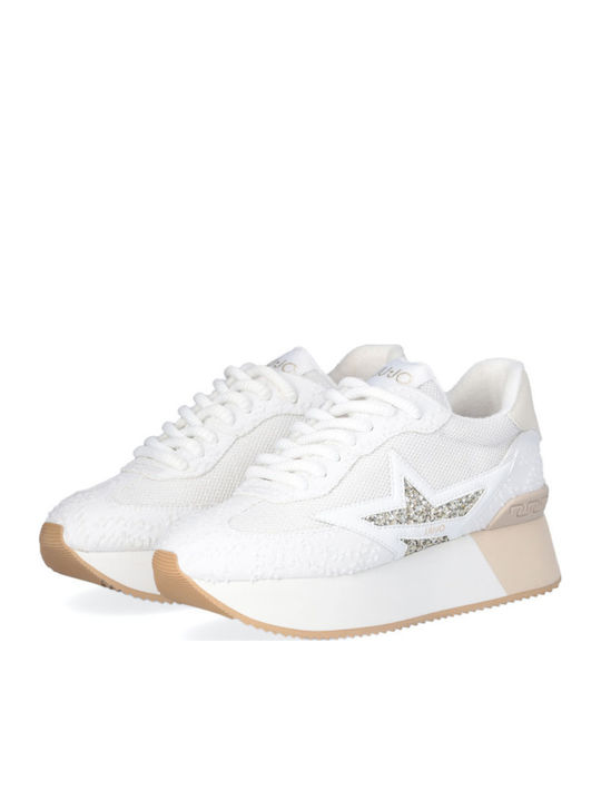 Liu Jo Sneakers White / Light Gold