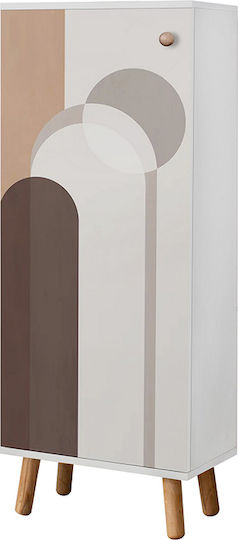 Ξύλινη Παπουτσοθήκη Assiri 50x38x135cm