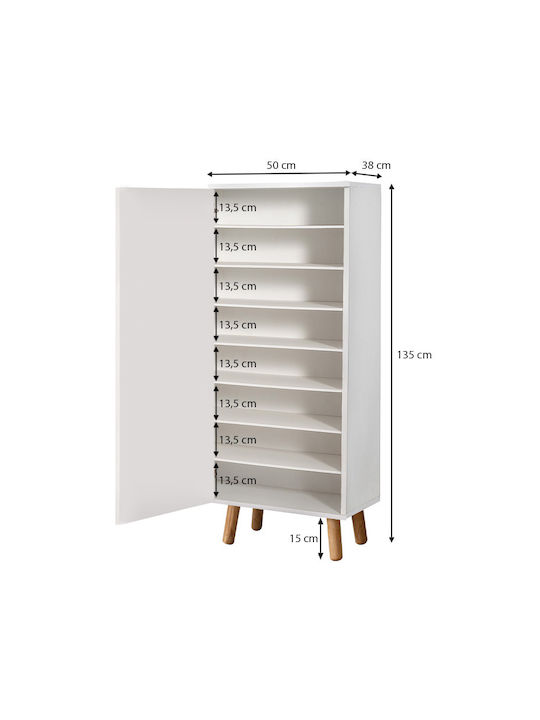 Дървен Обувна рафт Assiri 50x38x135см