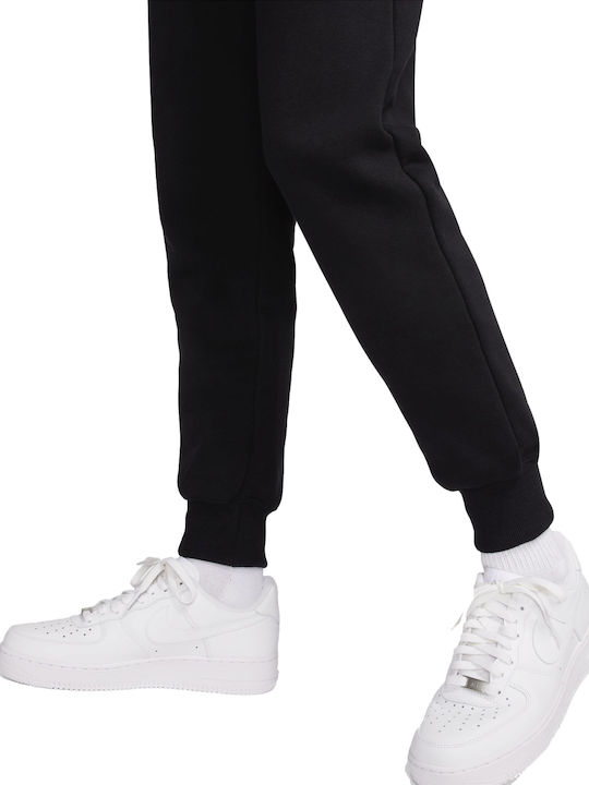 Sportswear Παντελόνι Φόρμας με Λάστιχο Fleece Μαύρο