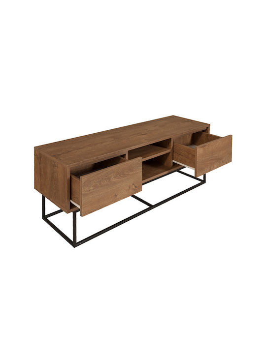Έπιπλο Τηλεόρασης Amedeo Καρυδί Μ140xΠ40xΥ50cm