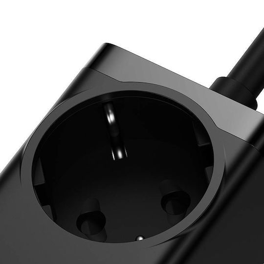 Baseus Ladestation GaN mit 2 USB-A Anschlüsse und 2 USB-C Anschlüsse 100W Schnellaufladung 4.0 in Schwarz Farbe (GaN3 Pro)