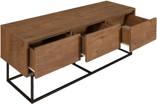 Amedeo Επιδαπέδιο Καρυδί 140x40x50εκ.