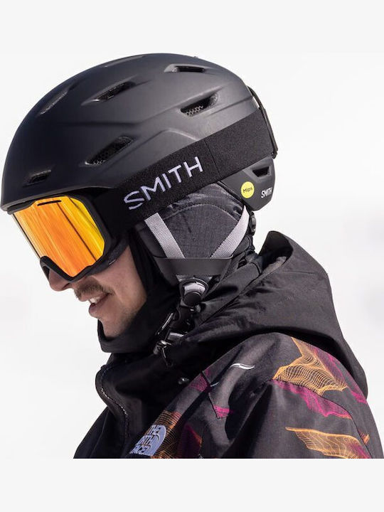 Smith Μάσκα Σκι & Snowboard Ενηλίκων Κόκκινη με Φακό Καθρέπτη σε Κόκκινο Χρώμα