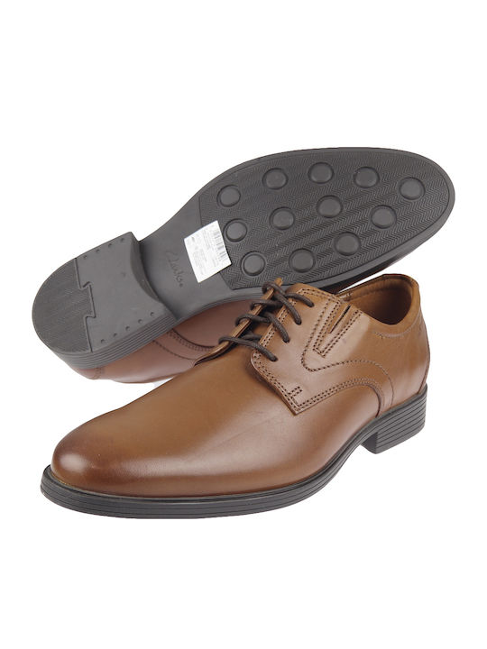 Whiddon Plain Men's Leather Dress Shoes Brown