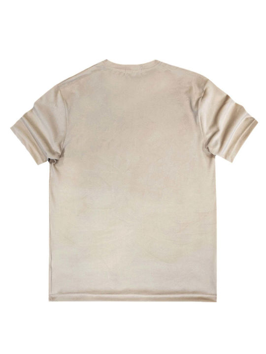 Henry Clothing Ανδρικό T-shirt Κοντομάνικο beige