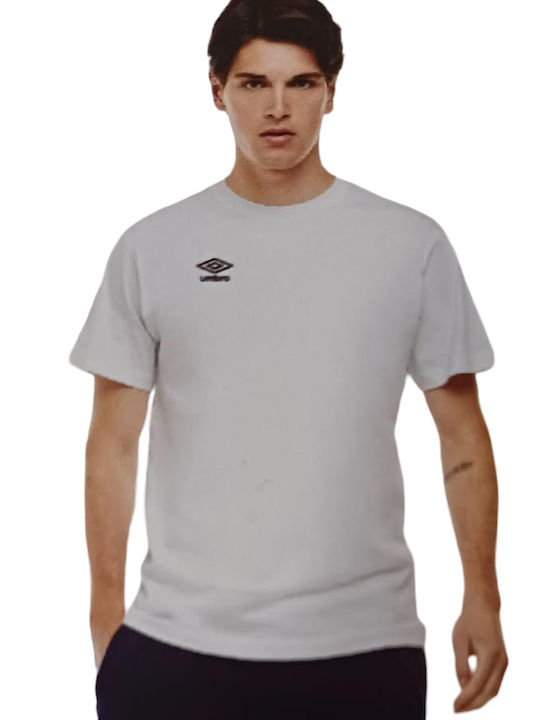 Umbro Bluza Bărbătească cu Mânecă Scurtă White