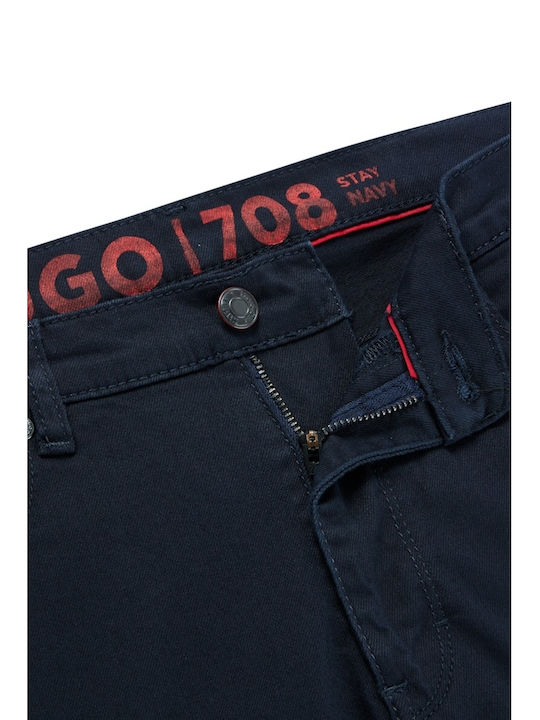 Hugo Boss Pantaloni Blugi pentru Bărbați Slim Fit Albastru