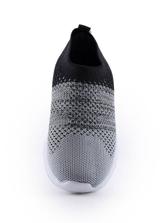 Παιδικά Sneakers Slip-on Μαύρα