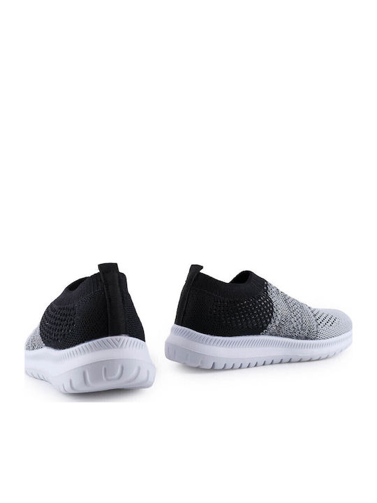 Παιδικά Sneakers Slip-on Μαύρα