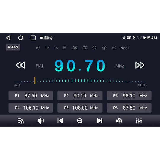 Digital IQ Sistem Audio Auto pentru Fiat Doblo 2010-2015 (Bluetooth/USB/AUX/WiFi/GPS/Apple-Carplay/Android-Auto) cu Ecran Tactil 9"
