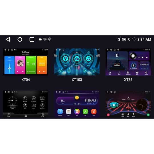 Digital IQ Sistem Audio Auto pentru Fiat Doblo 2010-2015 (Bluetooth/USB/AUX/WiFi/GPS/Apple-Carplay/Android-Auto) cu Ecran Tactil 9"