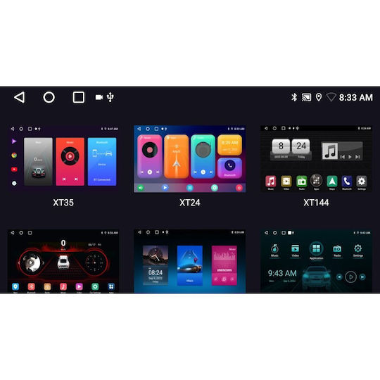 Digital IQ Auto-Audiosystem für Audi A3 2003-2012 (Bluetooth/USB/AUX/WiFi/GPS/Apple-Carplay/Android-Auto) mit Touchscreen 9"