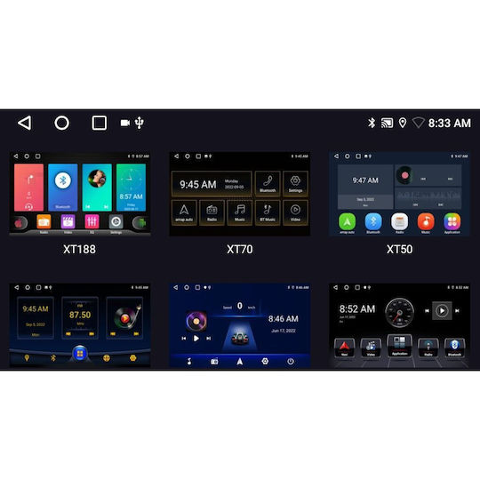 Digital IQ Auto-Audiosystem für Audi A3 2003-2012 (Bluetooth/USB/AUX/WiFi/GPS/Apple-Carplay/Android-Auto) mit Touchscreen 9"