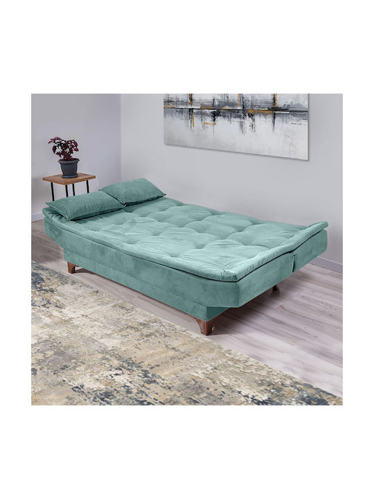 Lucas Dreisitzer Sofa Sofa Stoff Sea Green 190x85cm