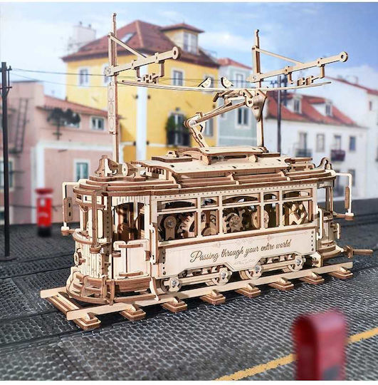 Rokr Παιχνίδι Κατασκευών Ξύλινo Tramvaiul Clasic για Παιδιά 14+ Ετών