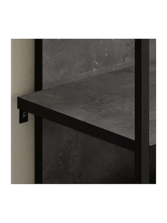 Archy Entry Furniture with Shoe Rack Grey retro 53x31.7x180cm
