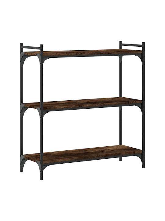 Bookcase 3 Smoky Oak 80x30x86cm