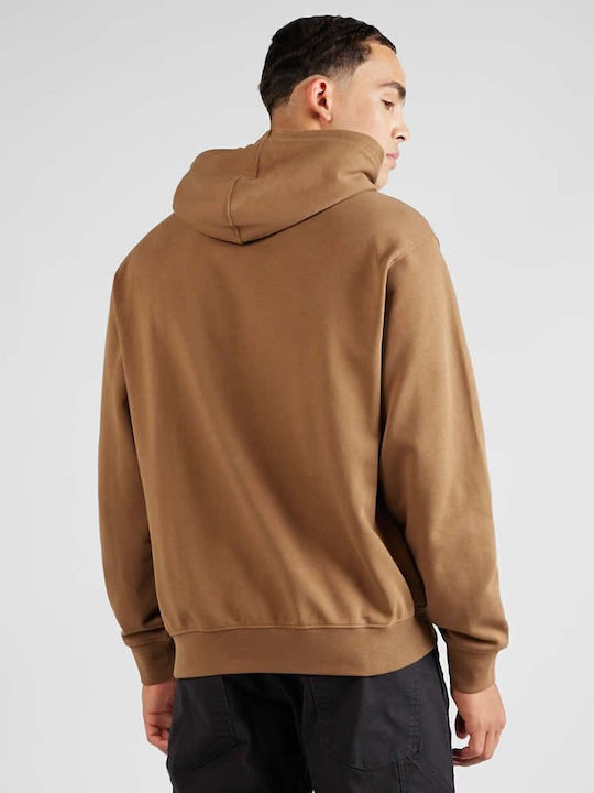 Vans Po Men's Sweatshirt with Hood Sepia