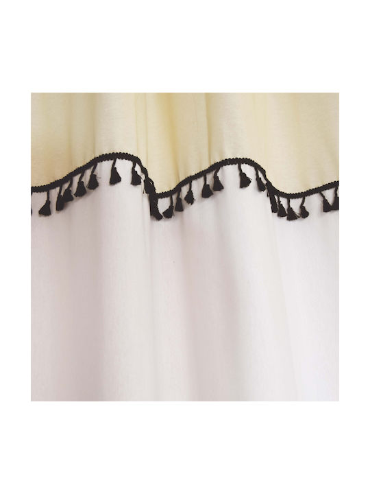 Decocraft Boho Blackout Curtain with Grommets 140x260cm