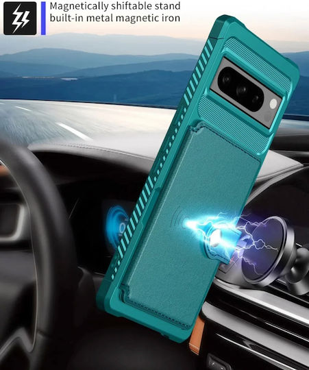 HappyCase Портмоне Силикон 0.5мм Тюркоазен (Google Pixel 8 Pro)