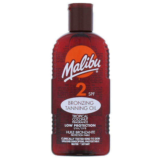 Malibu Αντηλιακό Λάδι για το Σώμα SPF2 200ml