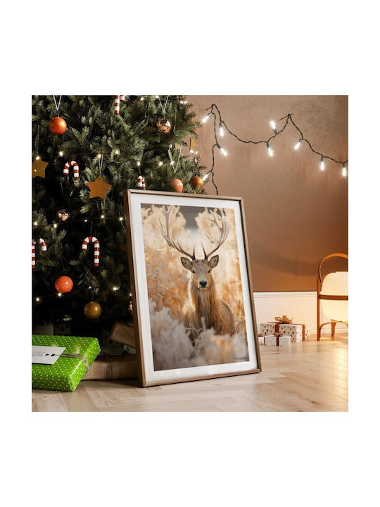 Walls Poster Deer In A Sunny Landscape 20x30cm