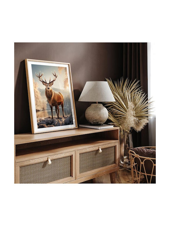 Walls Poster Winter Reindeer 20x30cm