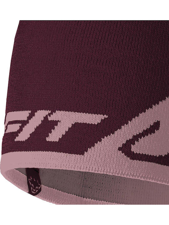Beanie Unisex Beanie Knitted in Burgundy color