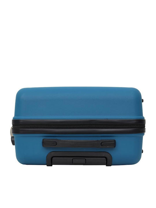 Amber Koffer Hart Blau Maximale Höhe 75cm mit 4 Räder Set 3 Stück