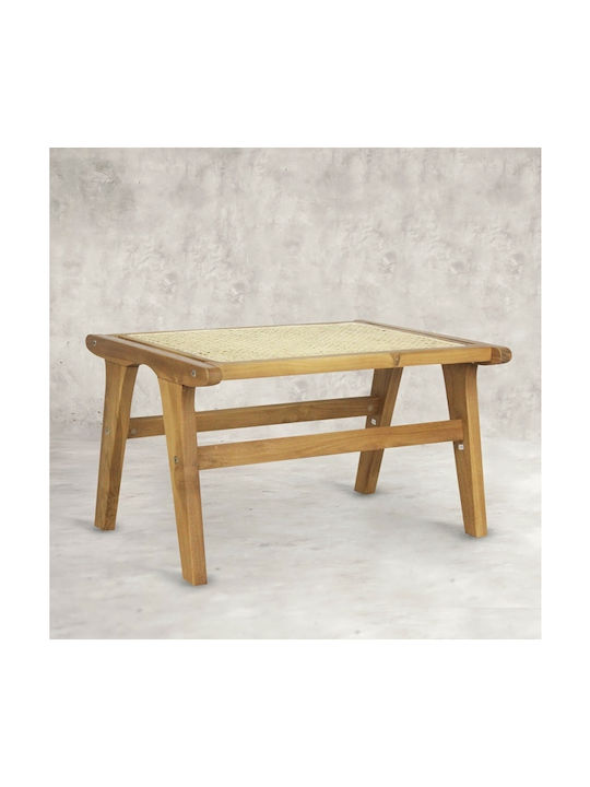 Stools Footstool Wooden Daphne Beige 1pcs 60x45x35cm