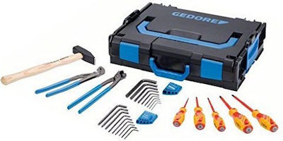 Bosch 00107606 Tool Case with 26 Electrician's Tool Set