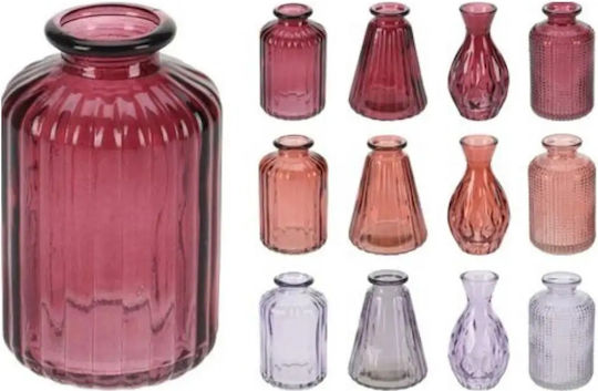 Koopman Decorative Vase Red 5x5x10cm