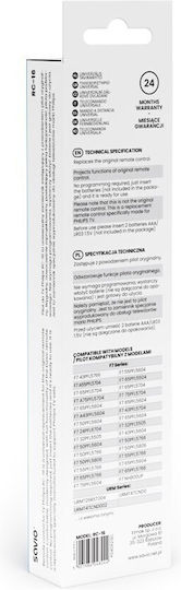 Savio Συμβατό Τηλεχειριστήριο για Τηλεοράσεις Philips
