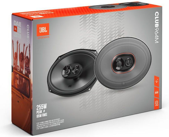 JBL Автомобилен Високоговорител Club 964m 6x9" с 85W RMS (3 начина)