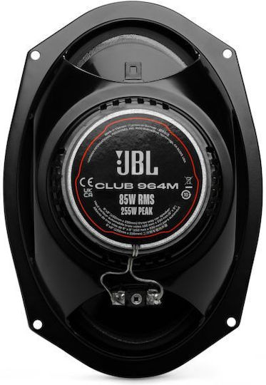 JBL Автомобилен Високоговорител Club 964m 6x9" с 85W RMS (3 начина)