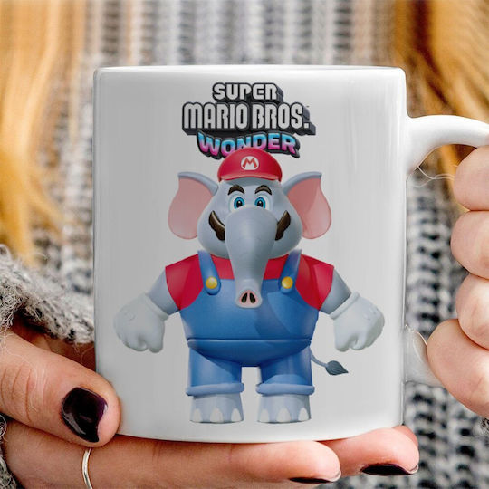 Koupakoupa Super Mario And Friends Mug Ceramic White 330ml