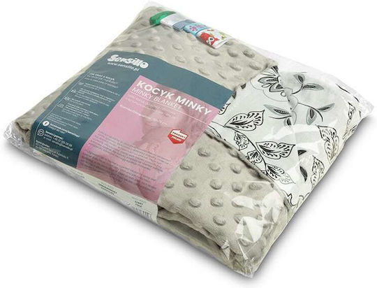 Sensillo Blanket Nursery Swaddling Blankets Gray Grey 75x100cm