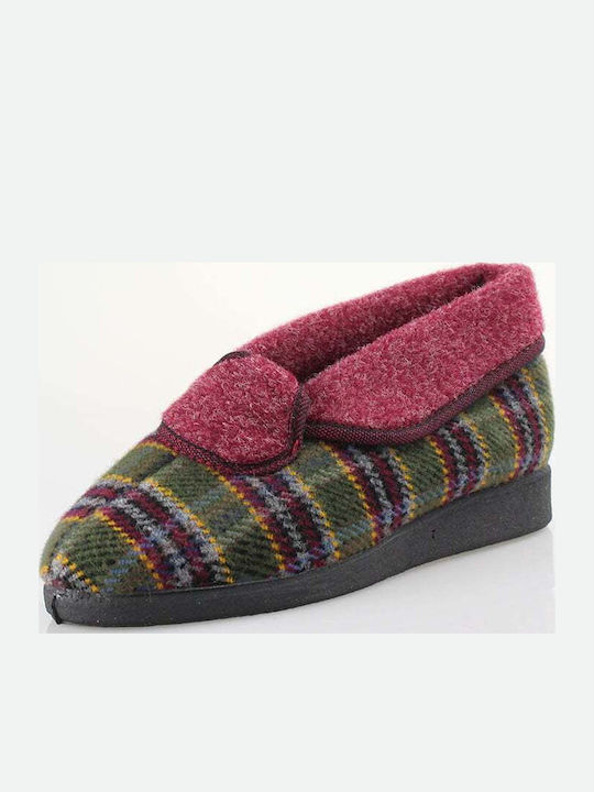 Closed Women's Slippers Burgundy