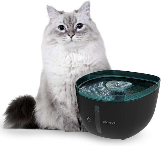 Cecotec Pumba 2000 Refresh Automat Adăpătoare / Fântână pentru Câine & Pisică 2lt 13.5cm în Culoare Negru