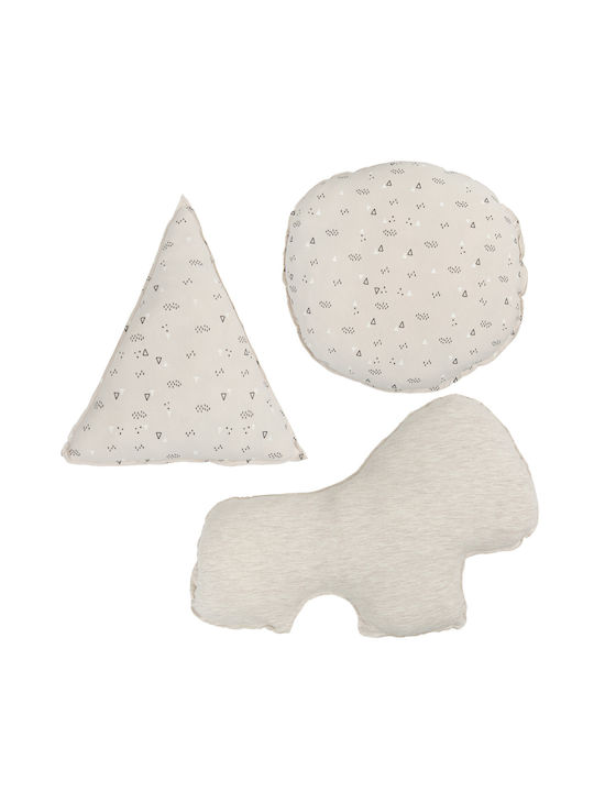 Bimbidreams Παιδικό Διακοσμητικό Μαξιλάρι Bimbidreams Μπεζ 30x30εκ.