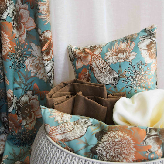 Decocraft Decorative Pillow Case Sparrowflower Velvet Velvet SparrowFlower 35x65cm