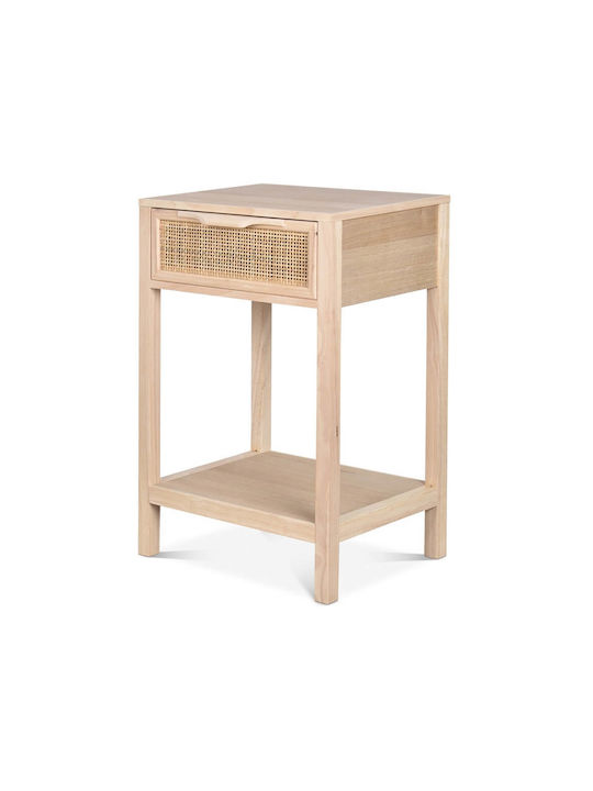 Nachttisch Beige 40x30x60cm