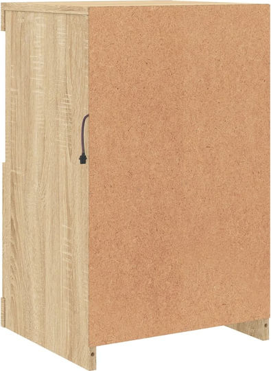 Rechteckiger Beistelltisch aus Holz Beige 2 Stücke M37xB41xH67cm vidaXL