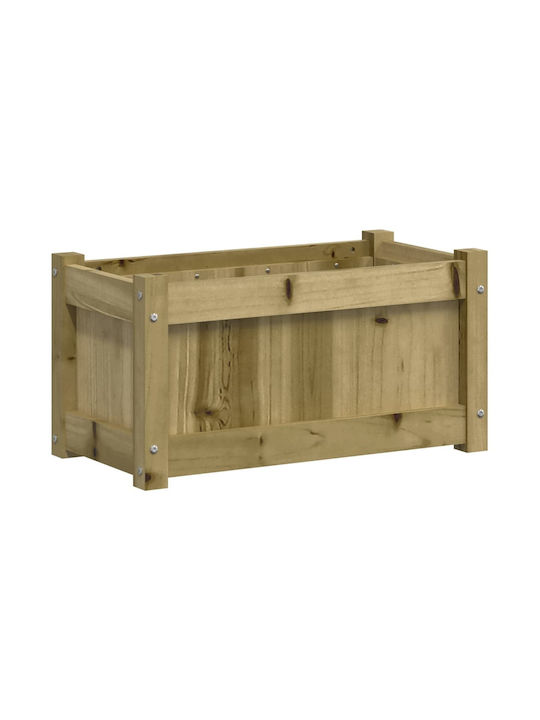 vidaXL Planter Box Wooden Brown 60x31x31cm.