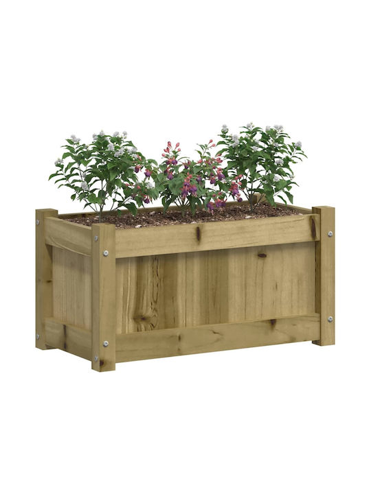 vidaXL Planter Box Wooden Brown 60x31x31cm.