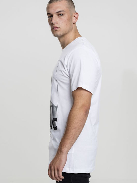 Mister Tee T-shirt Λευκό Βαμβακερό Mister Tee T-shirt Λευκό Βαμβακερό