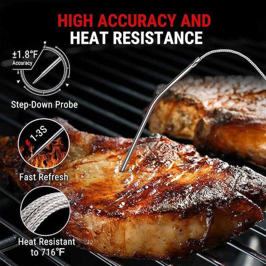 Thermo Pro Wireless Electronical Cooking Thermometer with Probe and Bluetooth