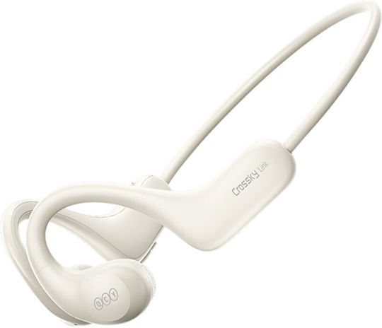 QCY Crossky Link T22 Open Ear Bluetooth Handsfree Earphones with Sweat Resistance White